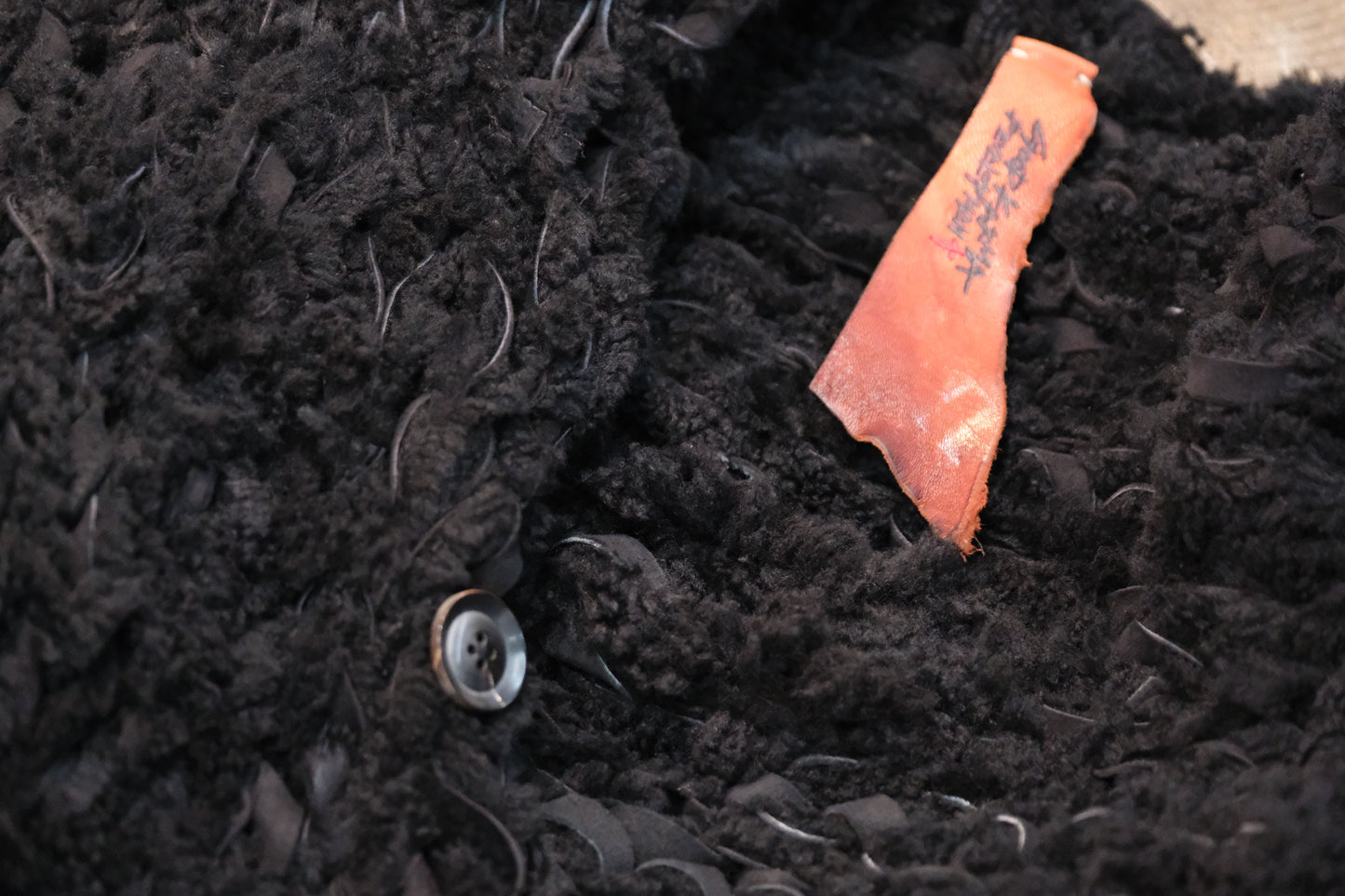 GOOD KARMA DEVELOPMENT/MOUTON CARDIGAN " CHARLIE "/BLACK