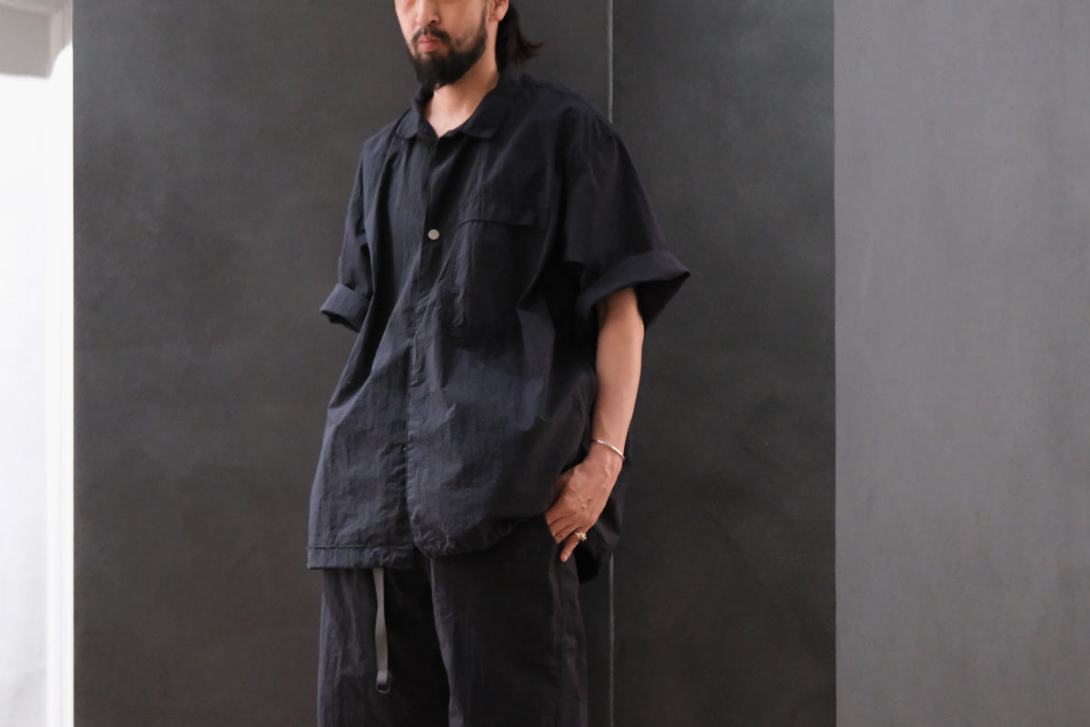 STONE MASTER / SM FIELD SHIRT SS feather nylon / Black Navy – Lister