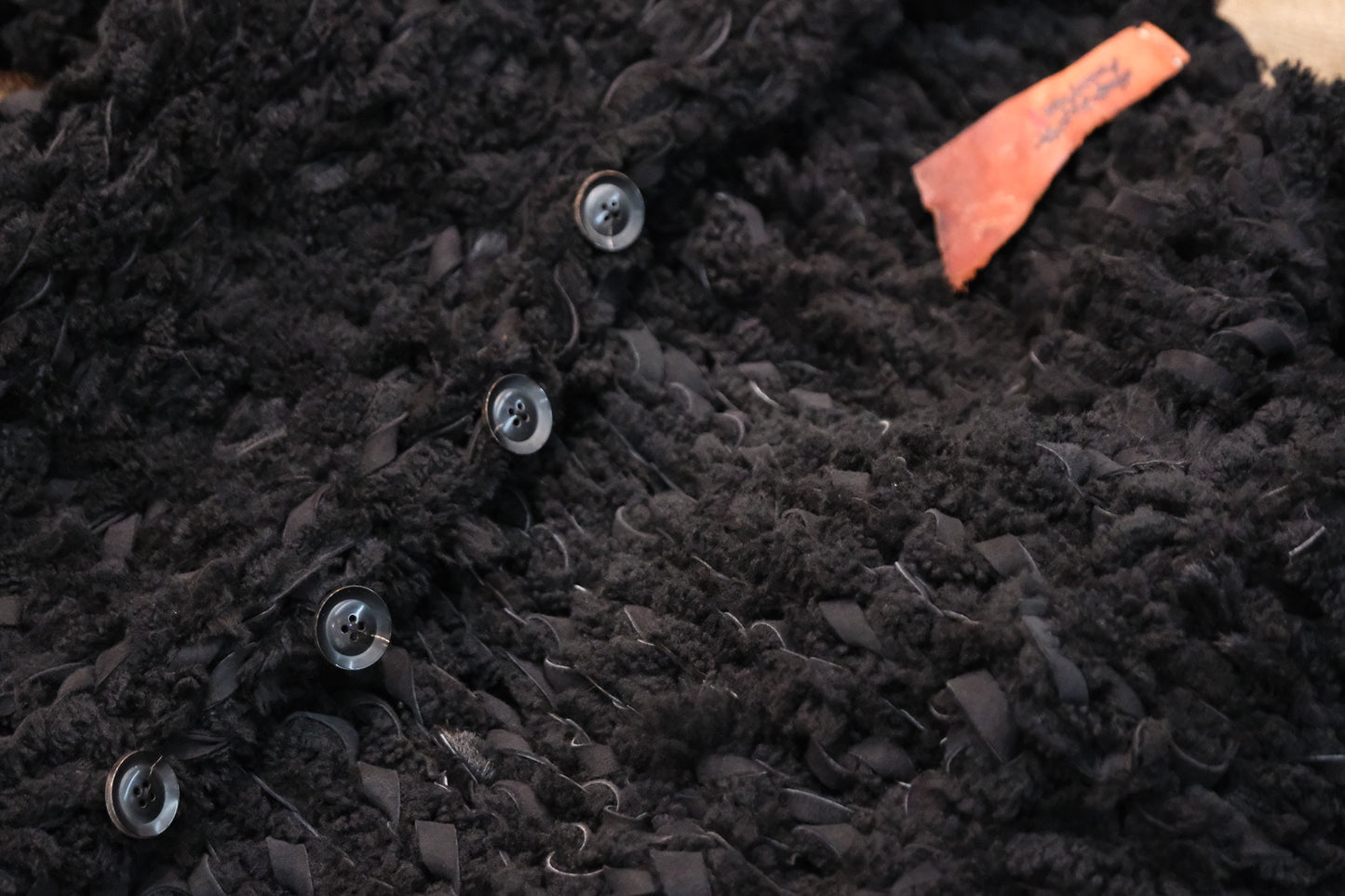 GOOD KARMA DEVELOPMENT/MOUTON CARDIGAN " CHARLIE "/BLACK