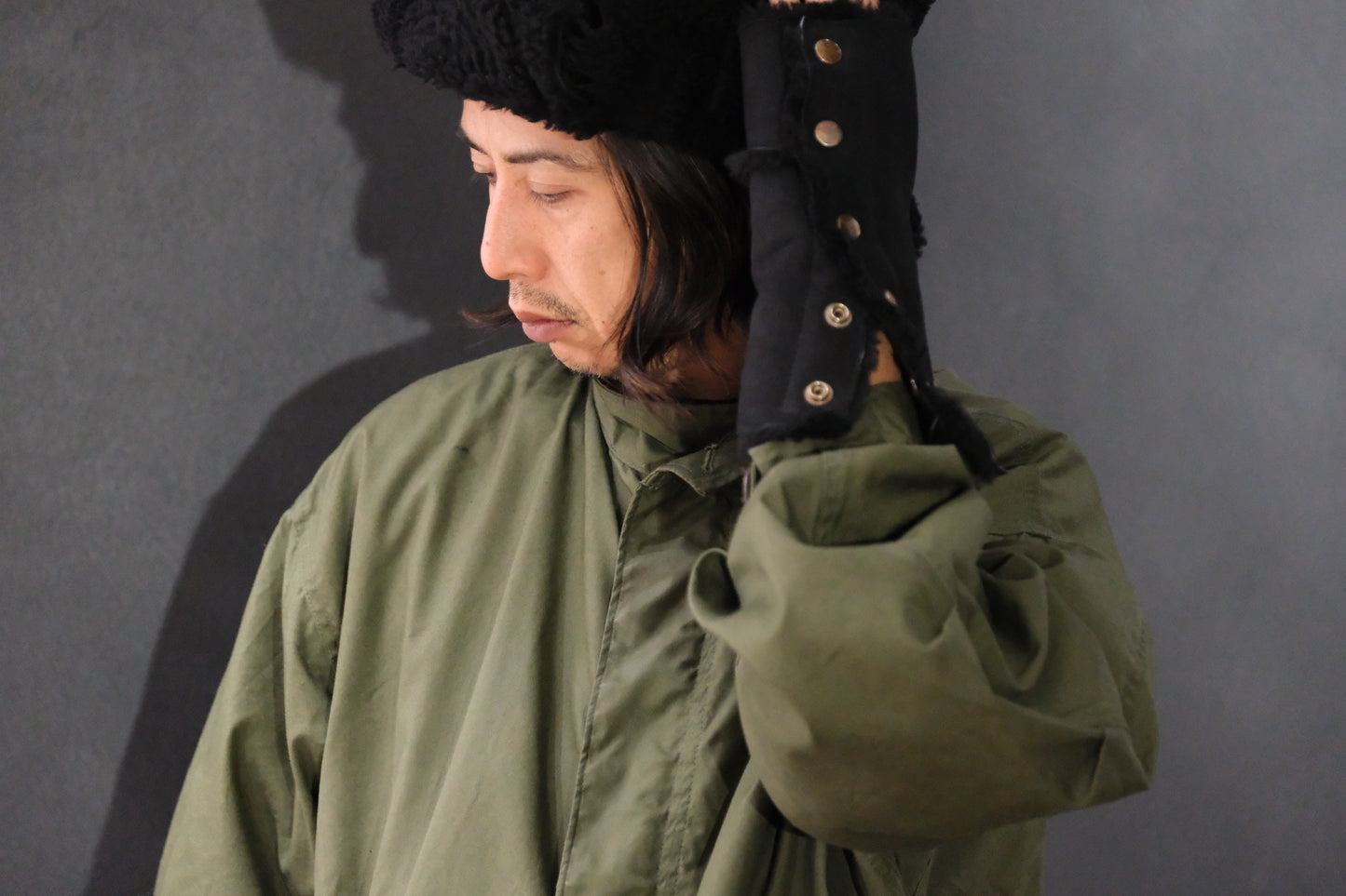 GOOD KARMA DEVELOPMENT /  Reversible  Mouton Gloves "WHIPPLE" / BLACK