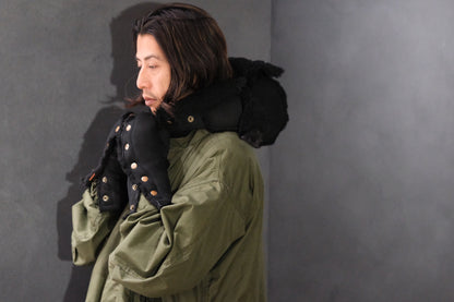 GOOD KARMA DEVELOPMENT /  Reversible  Mouton Gloves "WHIPPLE" / BLACK