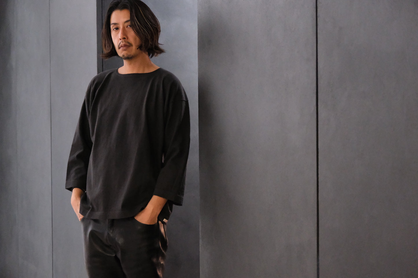Special In Ordinary / 8length Shirts / RUST BLACK