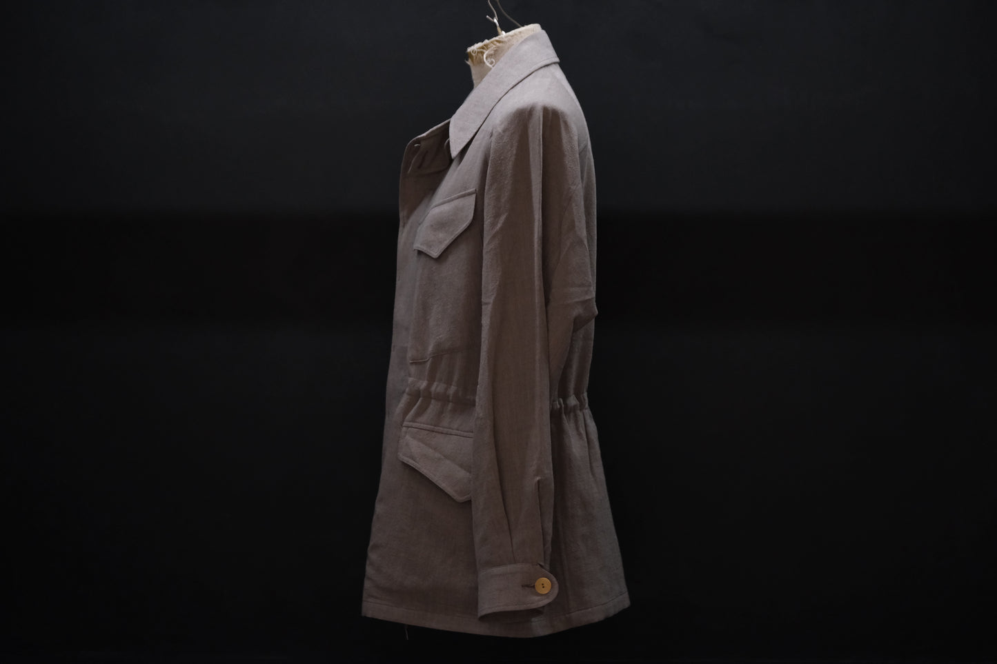 2027SS受注商品 COHÉRENCE/ROBERT-P/WOOL/LINEN/MOHAIR/BEIGE