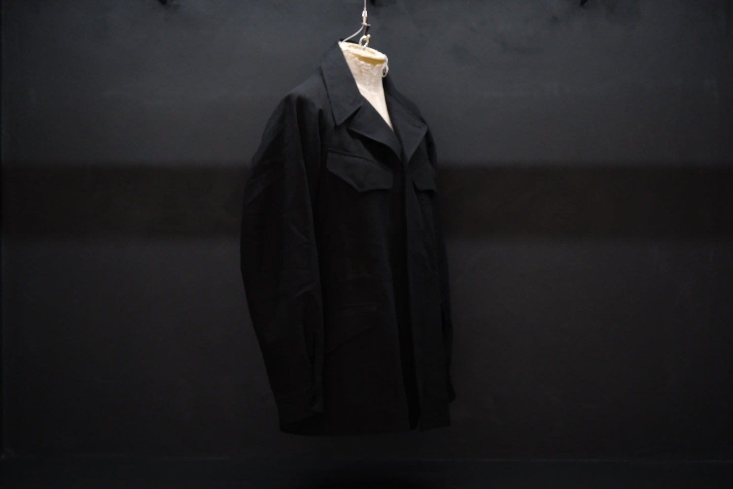 2027SS受注商品 COHÉRENCE/ROBERT-P/WOOL/LINEN/MOHAIR/BLACK