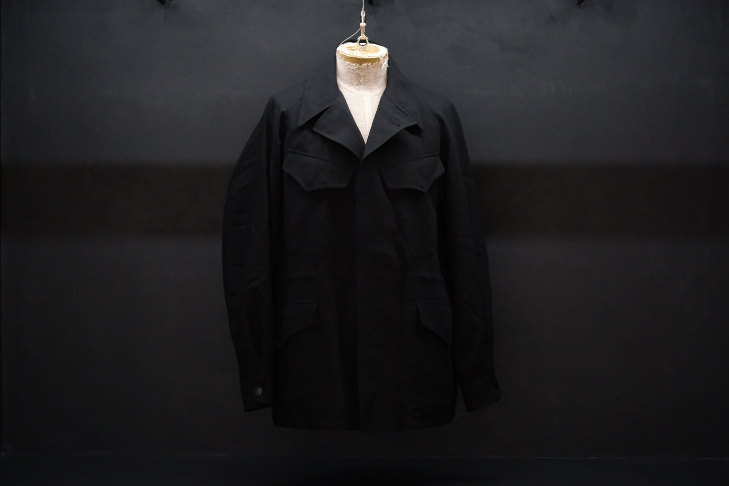 2027SS受注商品 COHÉRENCE/ROBERT-P/WOOL/LINEN/MOHAIR/BLACK