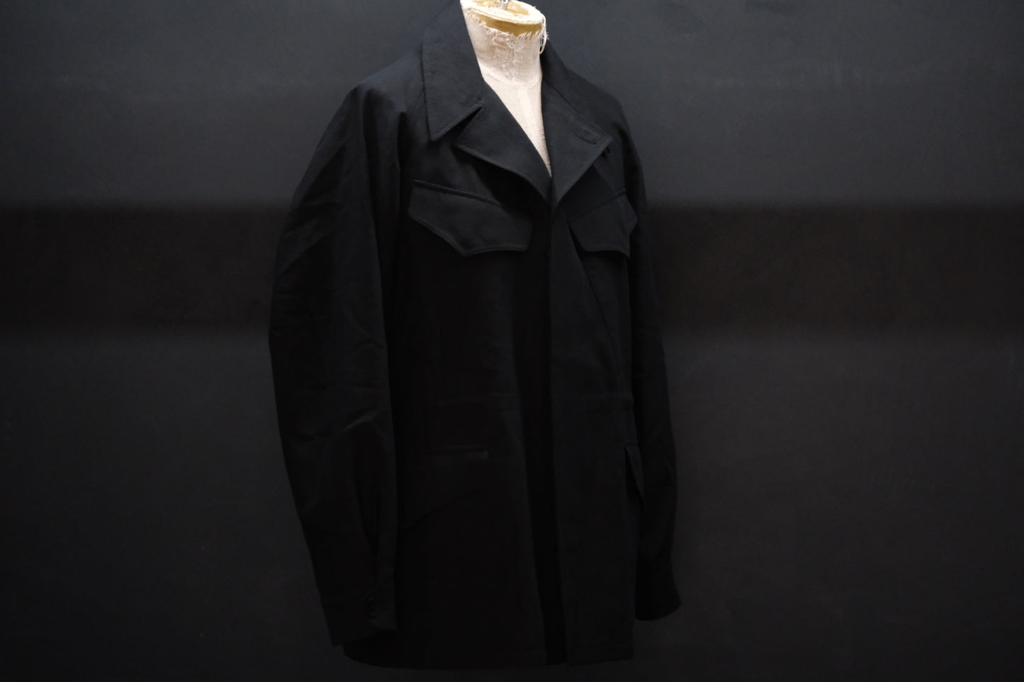 2027SS受注商品 COHÉRENCE/ROBERT-P/WOOL/LINEN/MOHAIR/BLACK