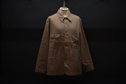 2027SS受注商品 COHÉRENCE/JACKSON/LINEN/COTTON CHEVRON/BROWN