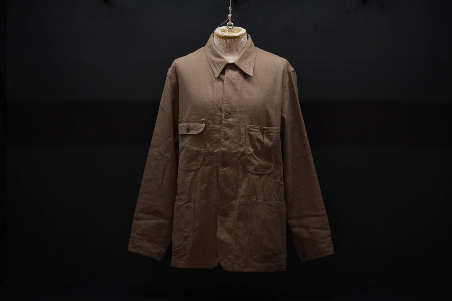 2027SS受注商品 COHÉRENCE/JACKSON/LINEN/COTTON CHEVRON/BROWN