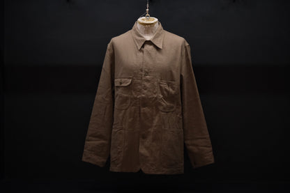 2027SS受注商品 COHÉRENCE/JACKSON/LINEN/COTTON CHEVRON/BROWN