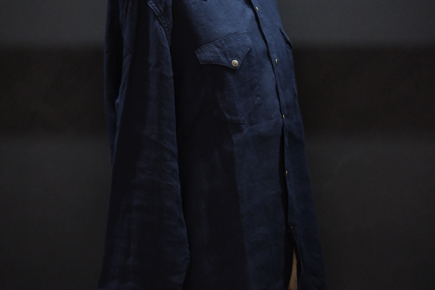 2027SS受注商品 COHÉRENCE/ABIQUIU/AEROCLOTH LINEN/D.BLUE