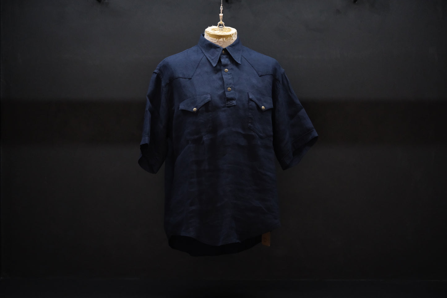 2027SS受注商品 COHÉRENCE/ABIQUIU S/AEROCLOTH LINEN/D.BLUE
