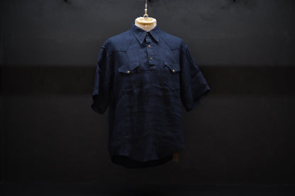 2027SS受注商品 COHÉRENCE/ABIQUIU S/AEROCLOTH LINEN/D.BLUE
