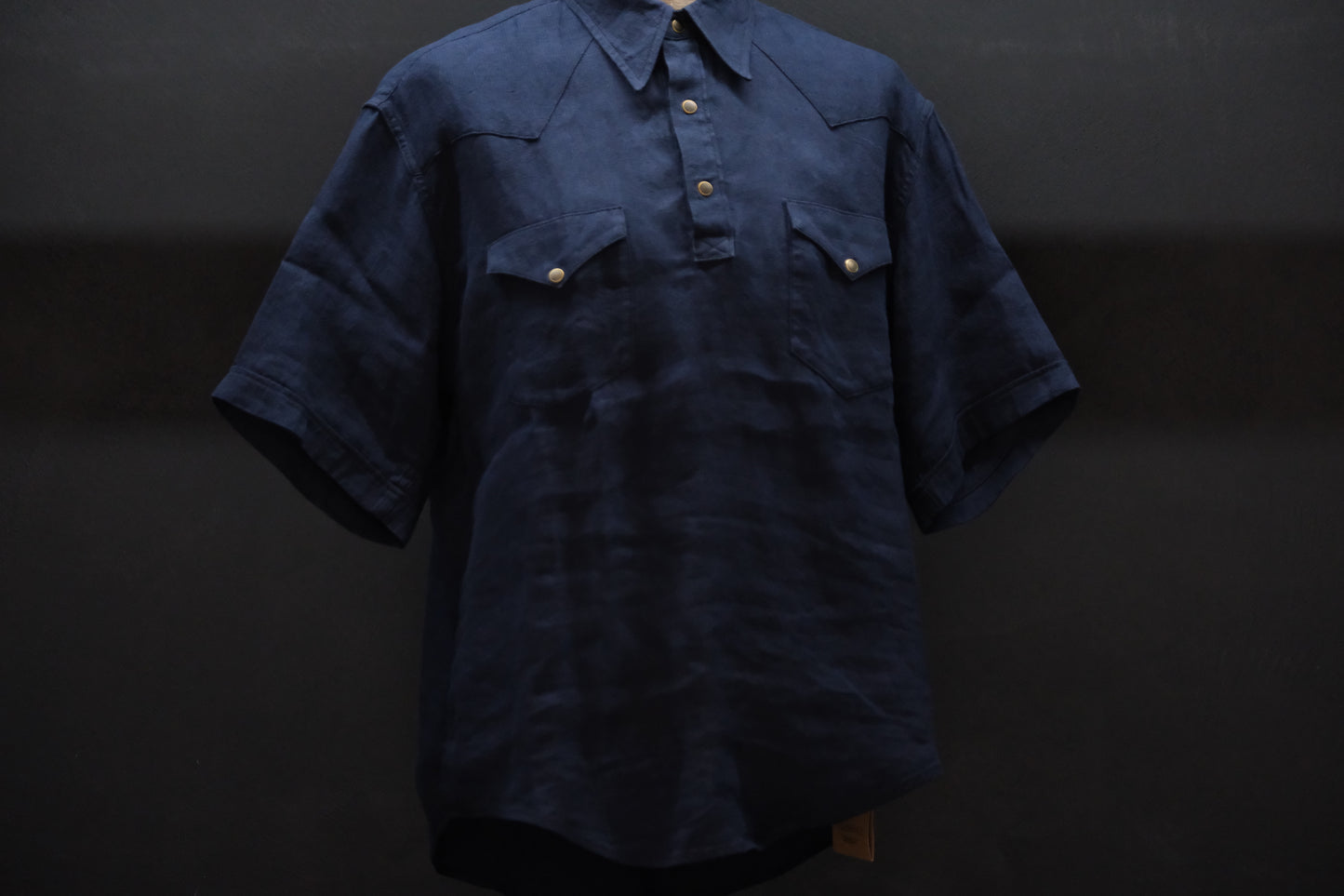 2027SS受注商品 COHÉRENCE/ABIQUIU S/AEROCLOTH LINEN/D.BLUE