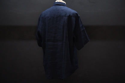 2027SS受注商品 COHÉRENCE/ABIQUIU S/AEROCLOTH LINEN/D.BLUE