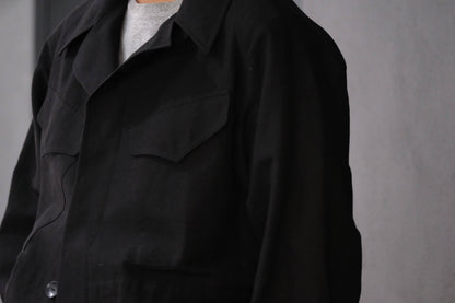 2027SS受注商品 COHÉRENCE/ROBERT-P/WOOL/LINEN/MOHAIR/BLACK