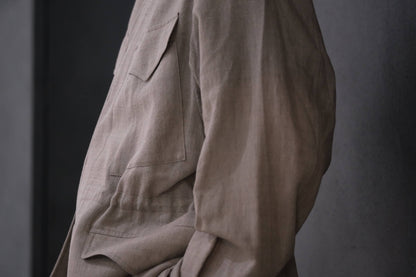 2027SS受注商品 COHÉRENCE/ROBERT-P/WOOL/LINEN/MOHAIR/BEIGE