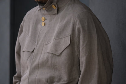 2027SS受注商品 COHÉRENCE/ROBERT-P/WOOL/LINEN/MOHAIR/BEIGE