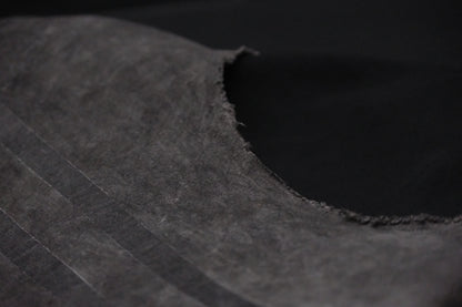 【受注商品】Wright. basque shirts (Indigo Dye & Sumi Dye & Silk needlepunch)