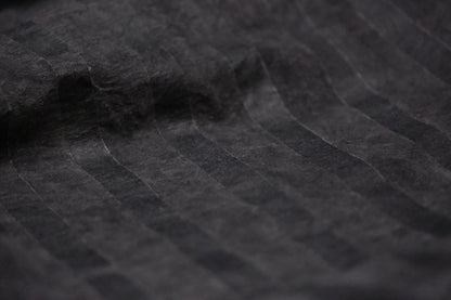 【受注商品】Wright. basque shirts (Indigo Dye & Sumi Dye & Silk needlepunch)