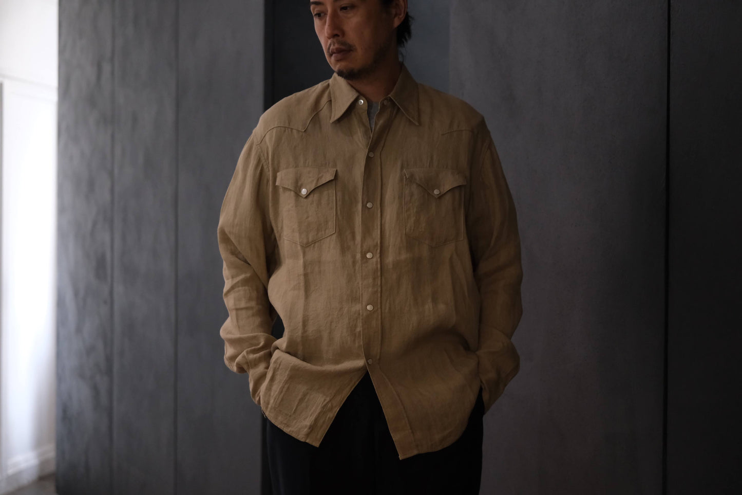 2027SS受注商品 COHÉRENCE/ABIQUIU/AEROCLOTH LINEN/BEIGE