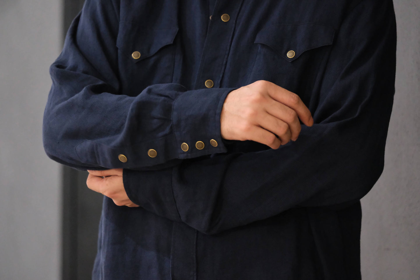 2027SS受注商品 COHÉRENCE/ABIQUIU/AEROCLOTH LINEN/D.BLUE