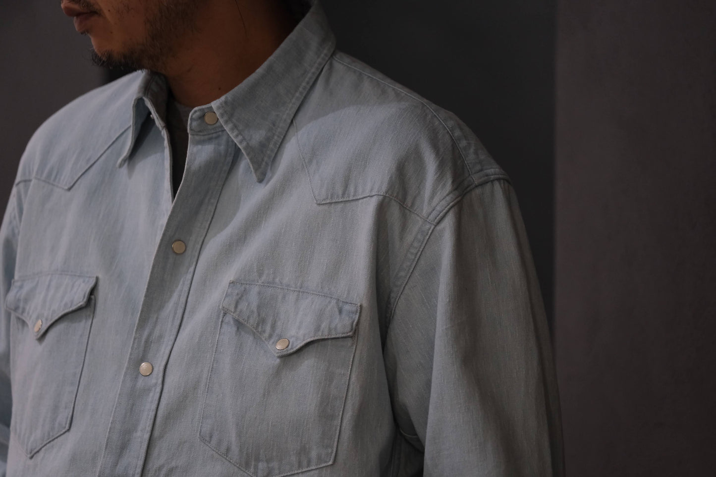 2027SS受注商品 COHÉRENCE/ABIQUIU/10oz LOGGER SELVEDGE DENIM/AQUA BLUE