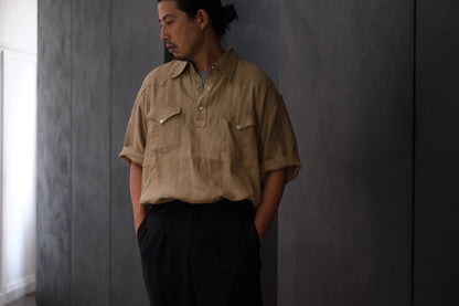 2027SS受注商品 COHÉRENCE/ABIQUIU S/AEROCLOTH LINEN/BEIGE