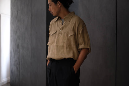 2027SS受注商品 COHÉRENCE/ABIQUIU S/AEROCLOTH LINEN/BEIGE