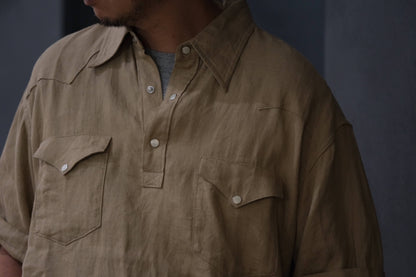 2027SS受注商品 COHÉRENCE/ABIQUIU S/AEROCLOTH LINEN/BEIGE