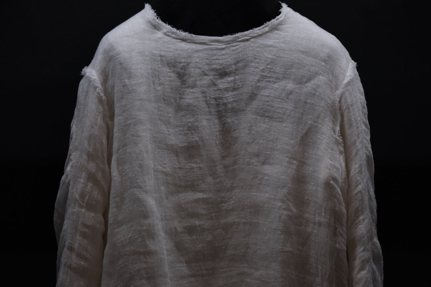 【受注商品】wright./Reversible gauze shirt (High density linen gauze / Organic cotton double gauze)
