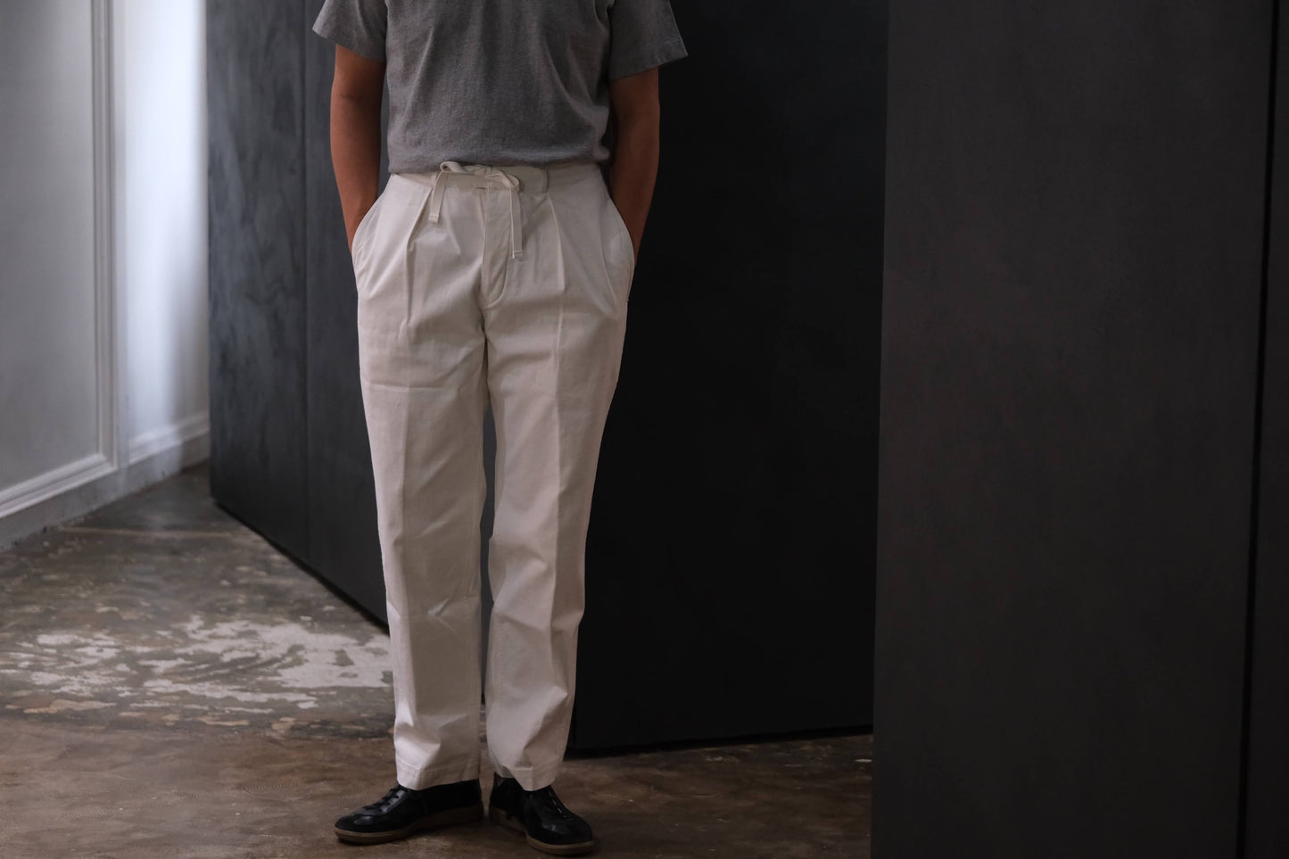 2027SS受注商品 COHÉRENCE/ALAIN/COHÉRENCE YACHT CANVAS/BIRCH WHITE