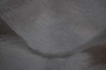 【受注商品】wright./Reversible gauze shirt (High density linen gauze / Organic cotton double gauze)