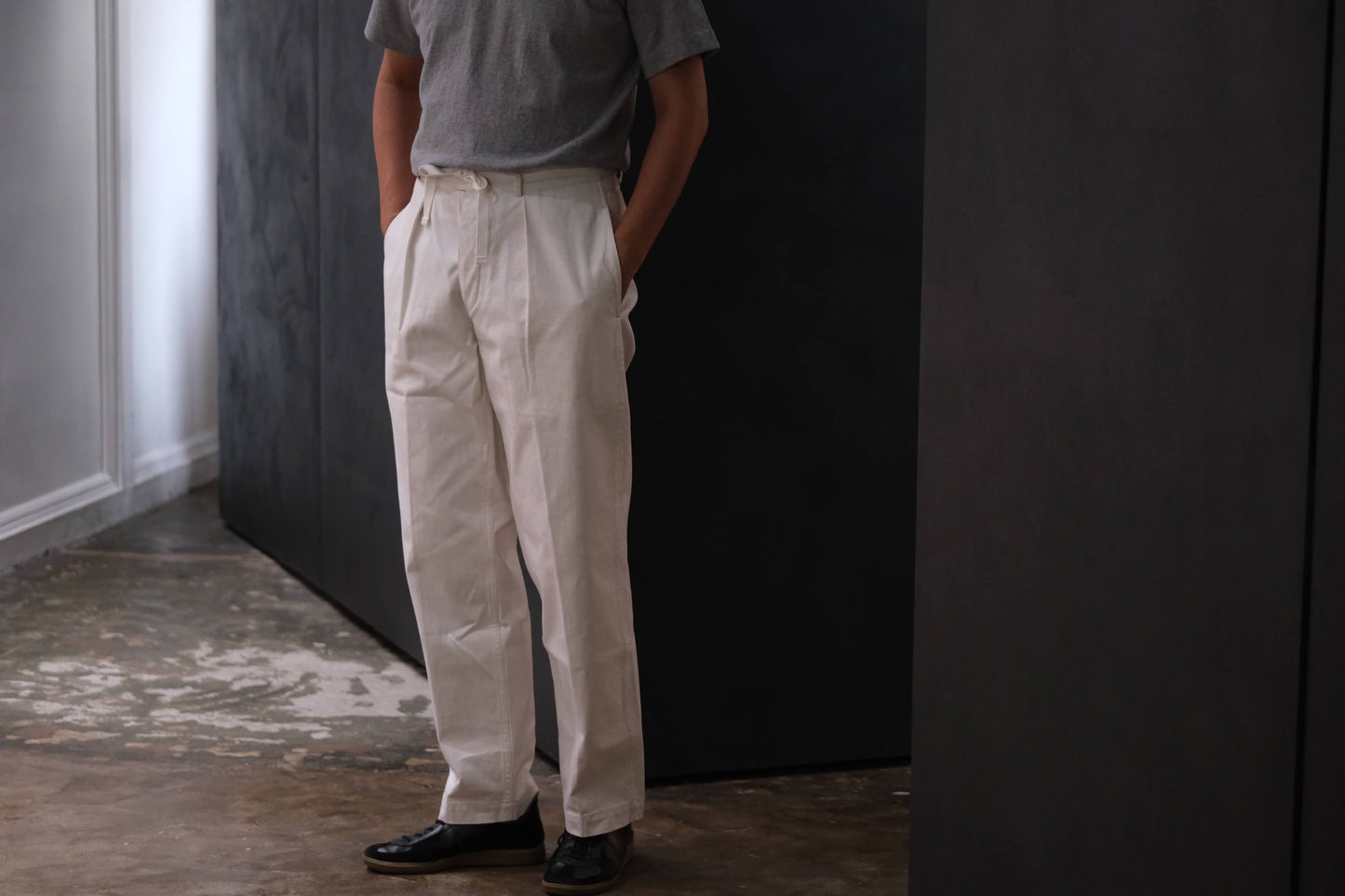 2027SS受注商品 COHÉRENCE/ALAIN/COHÉRENCE YACHT CANVAS/BIRCH WHITE