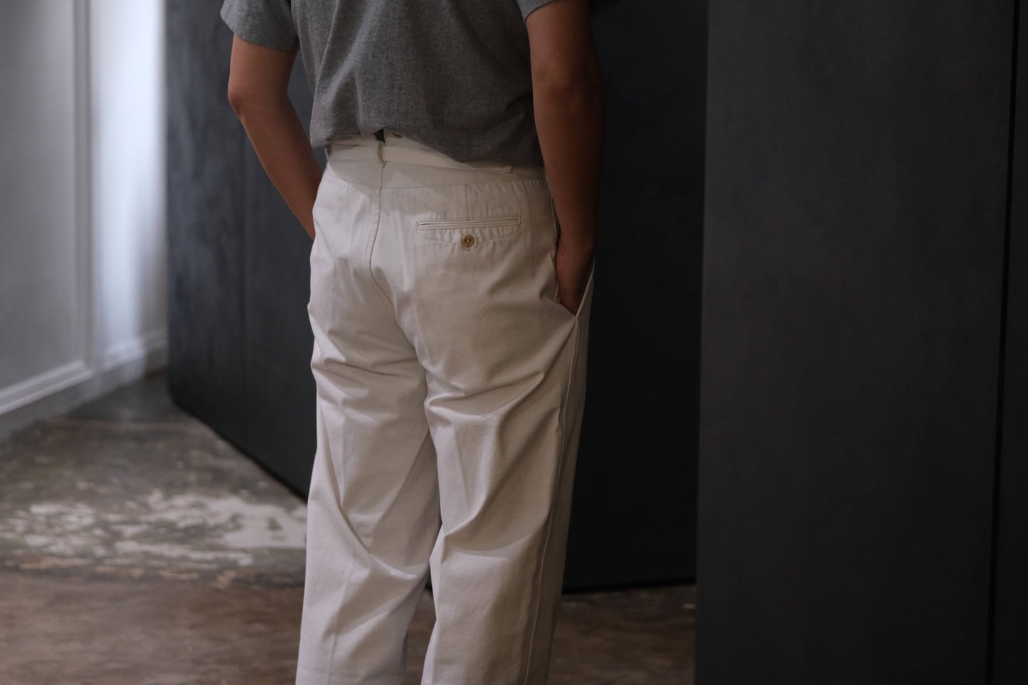 2027SS受注商品 COHÉRENCE/ALAIN/COHÉRENCE YACHT CANVAS/BIRCH WHITE