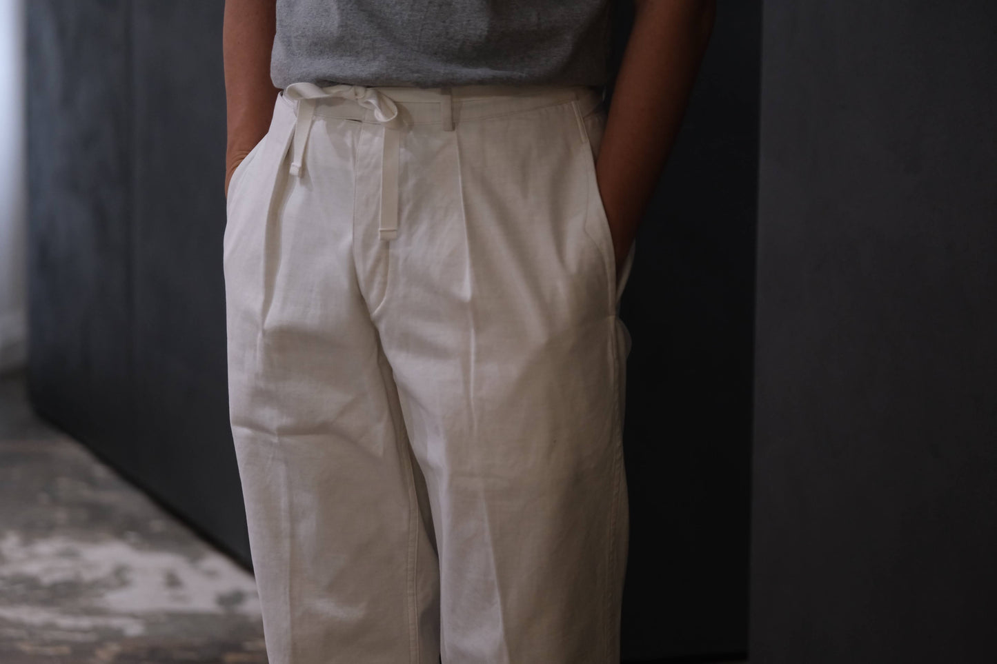 2027SS受注商品 COHÉRENCE/ALAIN/COHÉRENCE YACHT CANVAS/BIRCH WHITE