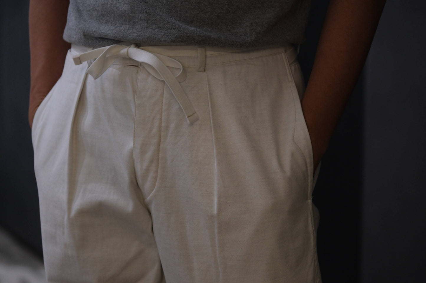 2027SS受注商品 COHÉRENCE/ALAIN/COHÉRENCE YACHT CANVAS/BIRCH WHITE