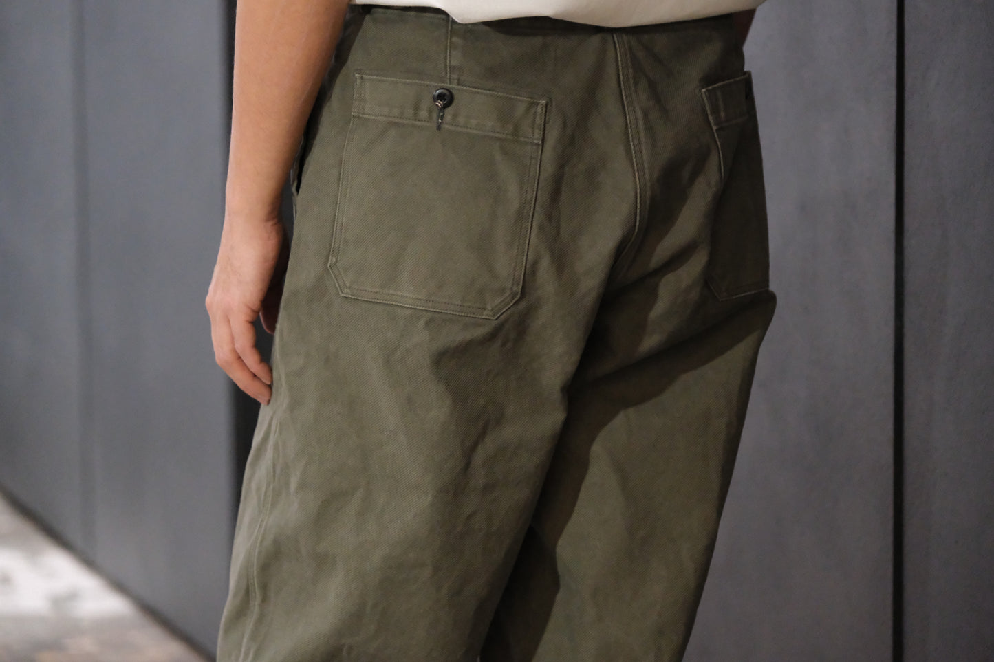 HEUGN / TROUSER098 / COTTON Over Dye Nate Pants