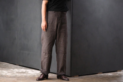 Azurea Salvia/1890 DOUBLE KNEE PANT(Heavy linen 13oz)