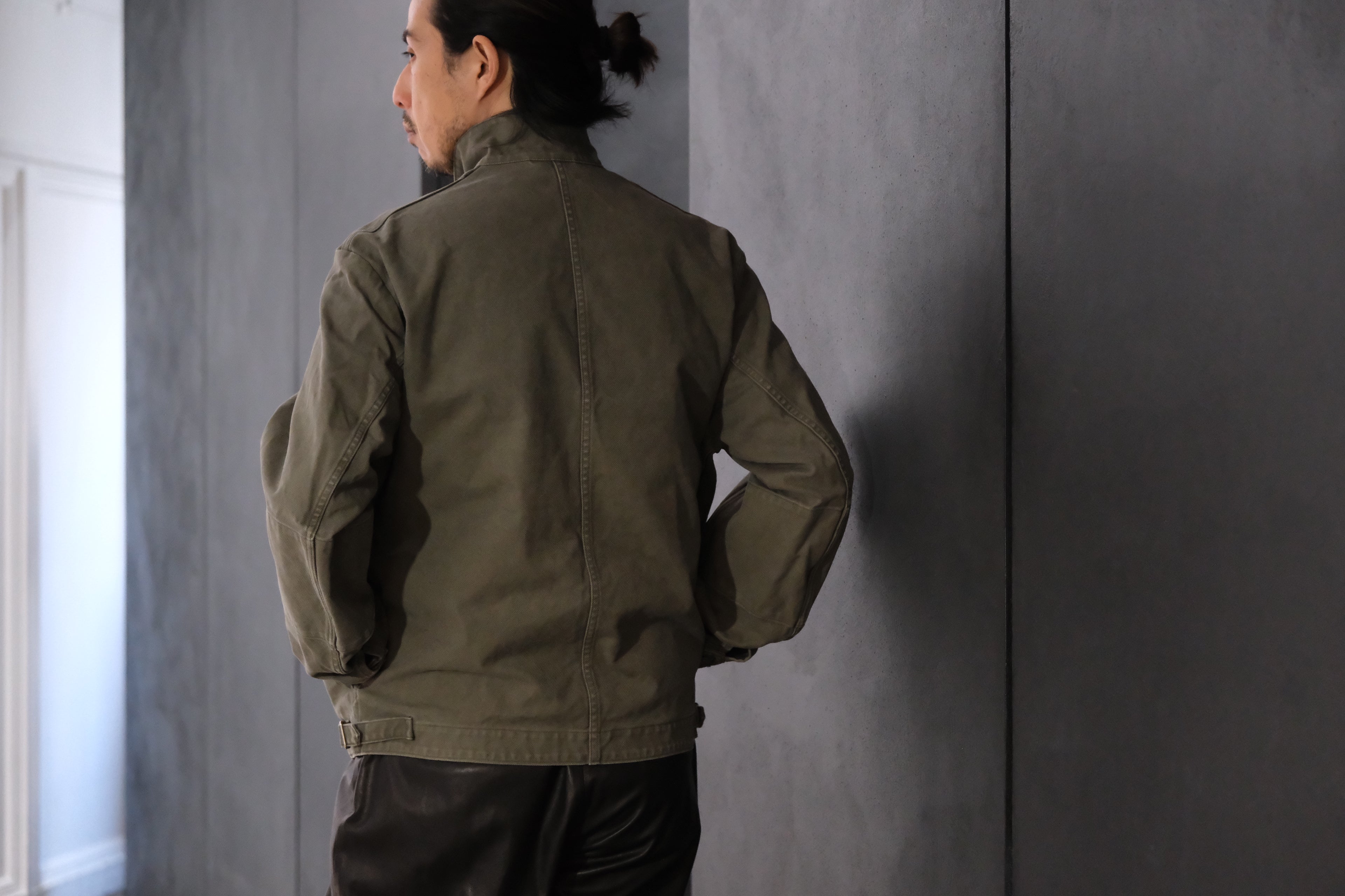 HEUGN / COAT091/COTTON Over Dye Military – Lister