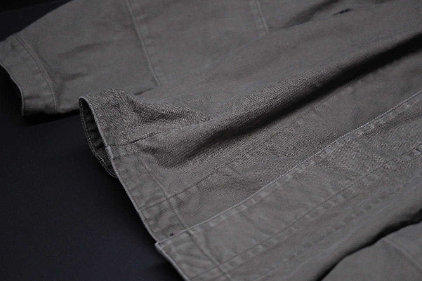 HEUGN / COAT091/COTTON Over Dye Military