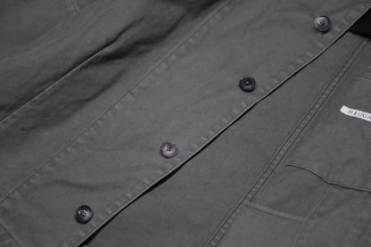 HEUGN / COAT091/COTTON Over Dye Military