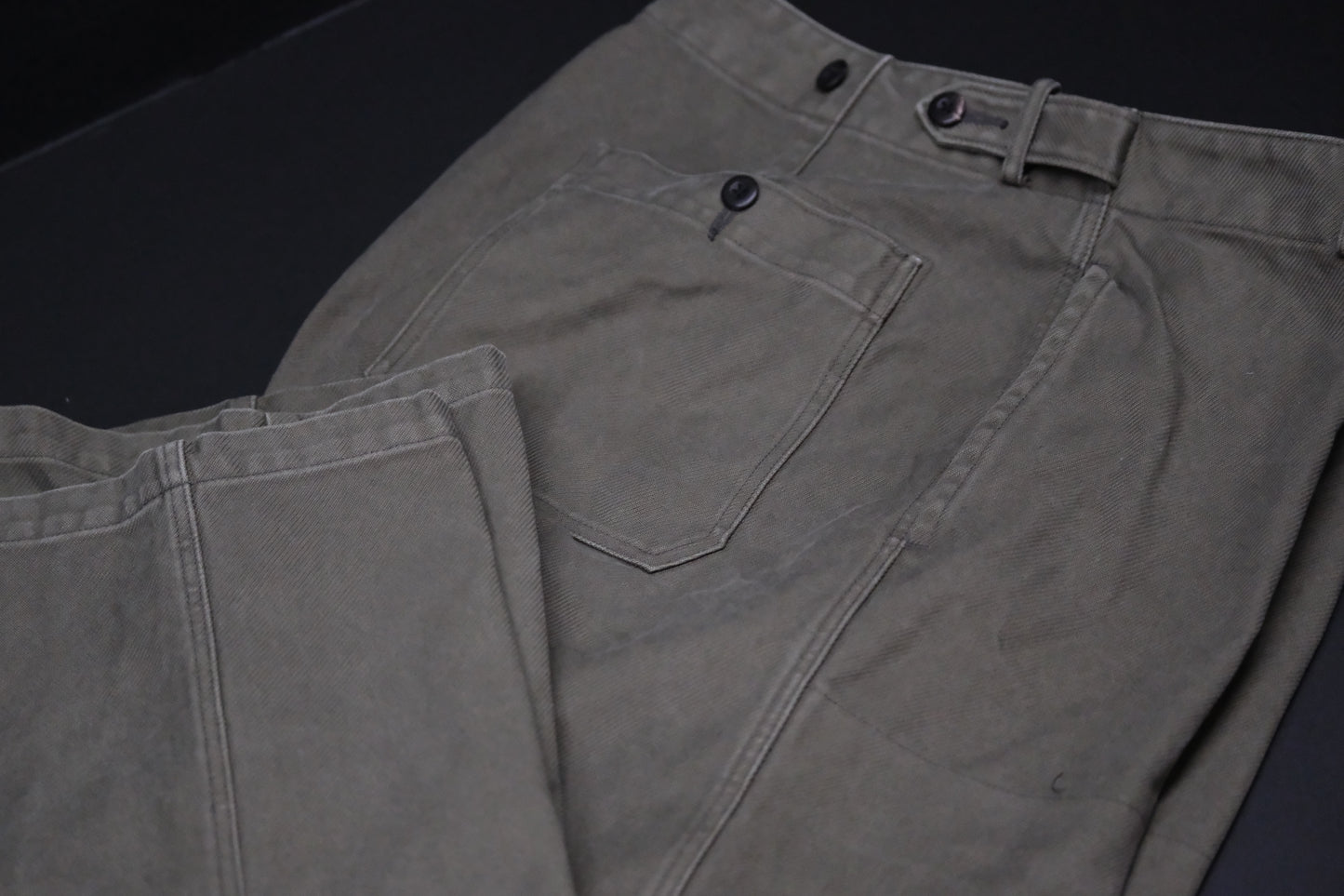 HEUGN / TROUSER098 / COTTON Over Dye Nate Pants
