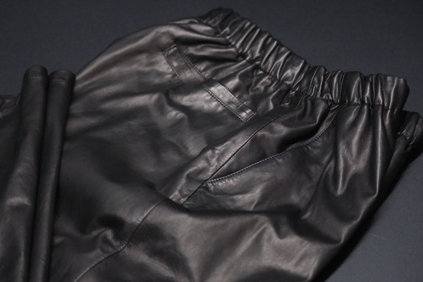 HEUGN / TROUSER065 / Copper Leather Pants