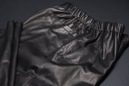 HEUGN / TROUSER065 / Copper Leather Pants