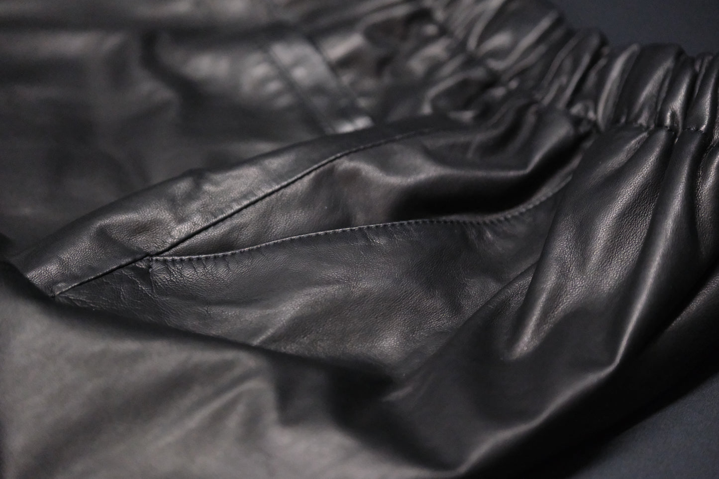 HEUGN / TROUSER065 / Copper Leather Pants