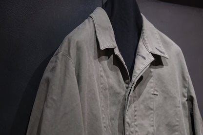 HEUGN / COAT091/COTTON Over Dye Military
