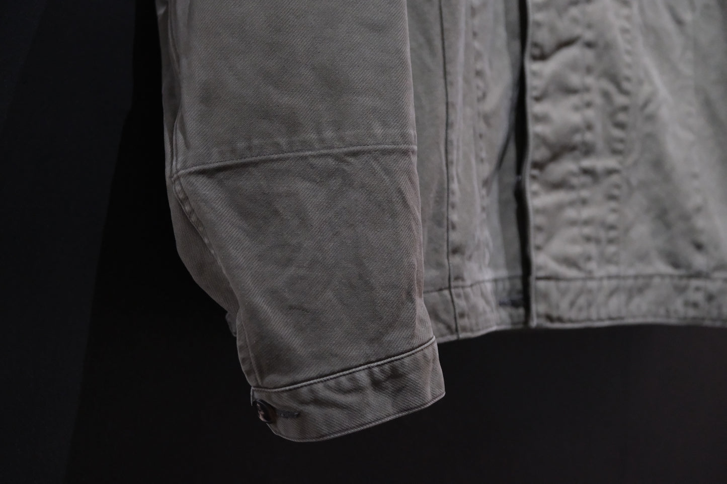 HEUGN / COAT091/COTTON Over Dye Military