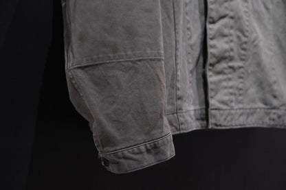 HEUGN / COAT091/COTTON Over Dye Military