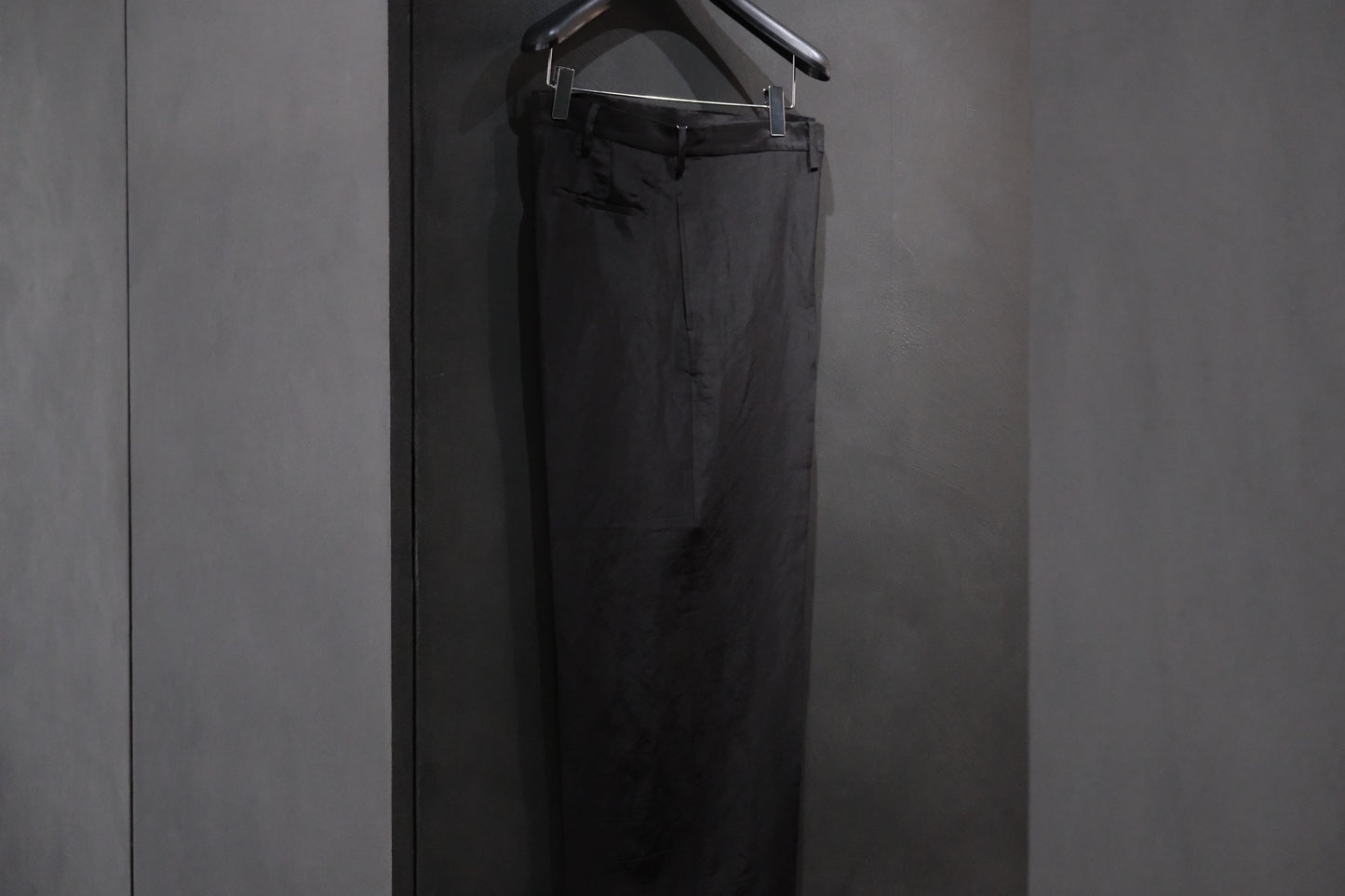 nonnotte/Draw Cord Wide Straight Trousers/Lineon
