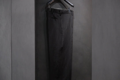 nonnotte/Draw Cord Wide Straight Trousers/Lineon